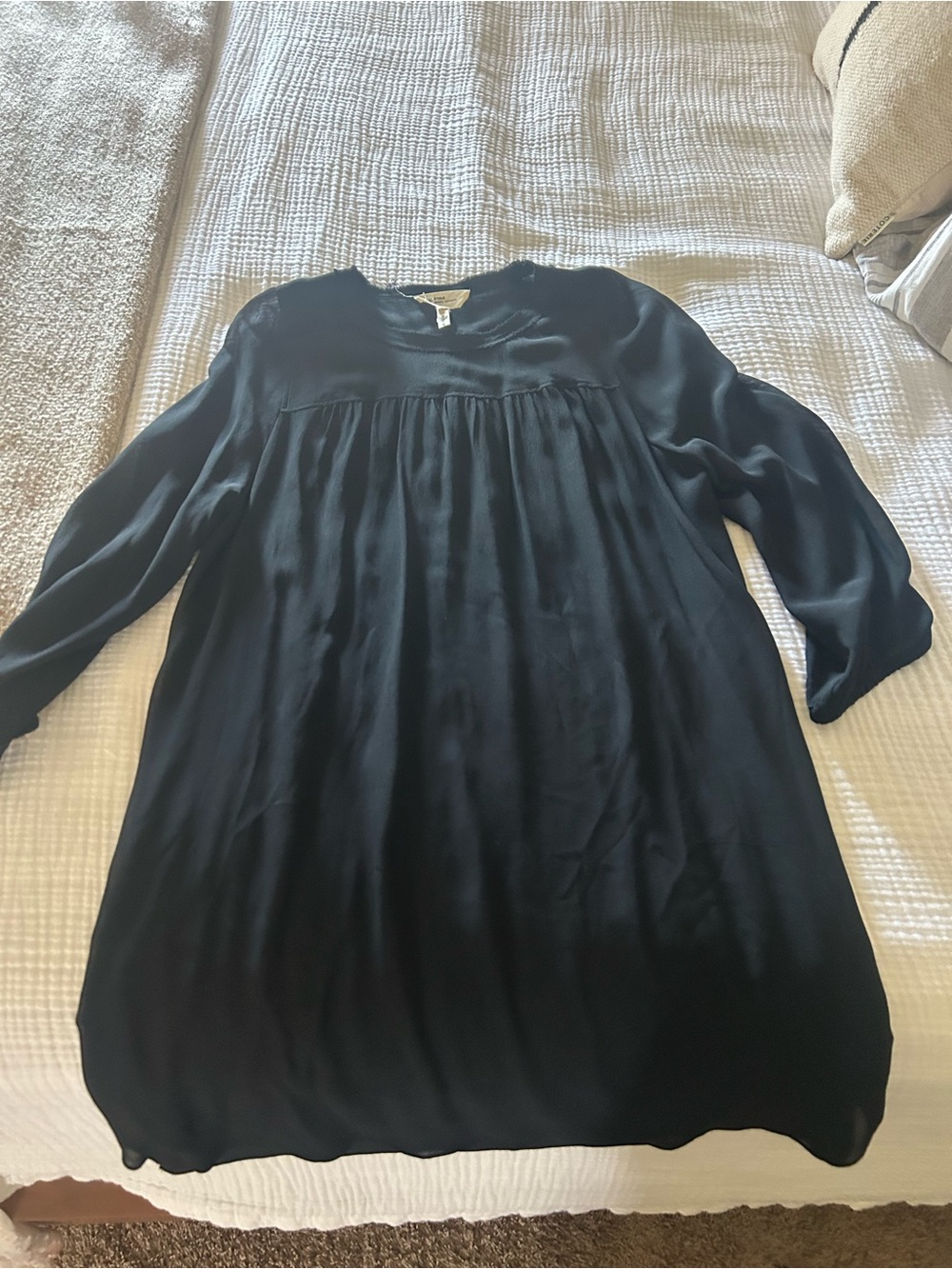 Isabel Marant Étoile Black Top with Branded Neck Label
